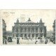 carte postale ancienne PARIS 09. L'Opéra et Autobus Ford 1916