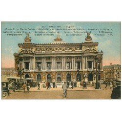 PARIS 09. L'Opéra et Autobus Ford avec Métropolitain