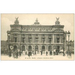 PARIS 09. L'Opéra et Entrée du Métro