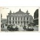 carte postale ancienne PARIS 09. L'Opéra et Fiacres