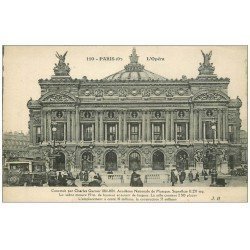 PARIS 09. L'Opéra et Métro et Bus Ford 110