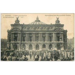 PARIS 09. L'Opéra et station Métropolitain