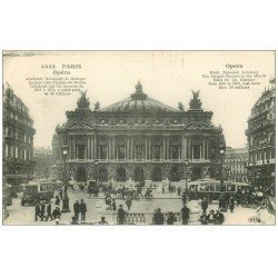 carte postale ancienne PARIS 09. L'Opéra Métro et Bus 4332