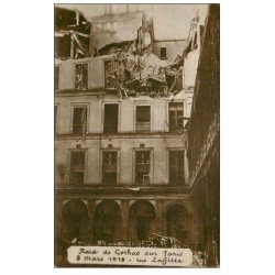PARIS 09. Raid de Gothas Rue Laffitte 1918