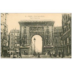 carte postale ancienne PARIS 10. Boulevard Porte Saint-Denis 50