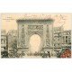 carte postale ancienne PARIS 10. Boulevard Porte Saint-Denis Cabinet de Dentiste à l'étage 1907