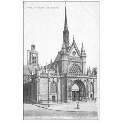 carte postale ancienne PARIS 10. Eglise Saint-Laurent