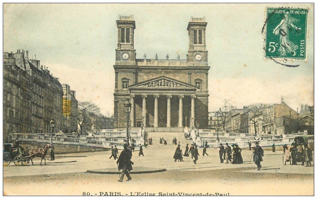PARIS 10. Eglise Saint-Vincent de Paul 1910