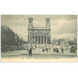 PARIS 10. Eglise Saint-Vincent-de-Paul vers 1900