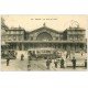 PARIS 10. Gare de l'Est 1915 Tramway sur rail et Autobus à plateforme. Bouche du Métropolitain