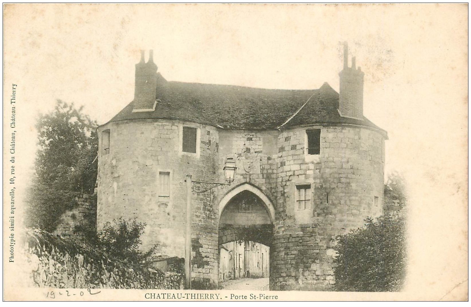 02 Chateau Thierry 1902 Porte Saint Pierre 02 Chateau Thierry 1902 Porte Saint Pierre
