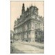 carte postale ancienne PARIS 10. Mairie du X° arrondissement 1906 et Rue du Château d'Eau