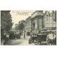 carte postale ancienne PARIS 10. Porte Saint-Martin et Boulevard Saint-Denis. Taxis et Autobus Ford