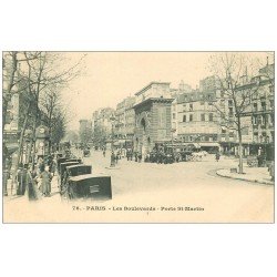 PARIS 10. Porte Saint-Martin et Boulevards