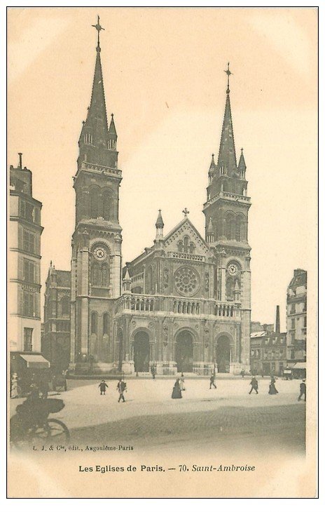 PARIS 11. Eglise Saint-Ambroise