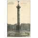 carte postale ancienne PARIS 11. Place de la Bastille 105