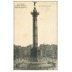 carte postale ancienne PARIS 11. Place de la Bastille 105