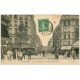 PARIS 11. Rue de Charonne au Boulevard Voltaire 1924. Panneau Byrrh