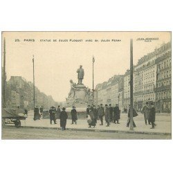 PARIS 11. Statue Floquet Boulevard Jules Ferry 1913