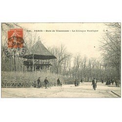 PARIS 12. Bois Vincennes. Le Kiosque Rustique 1911