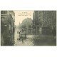 carte postale ancienne PARIS 12. Cheval Avenue Ledru-Rolin inondations de 1910