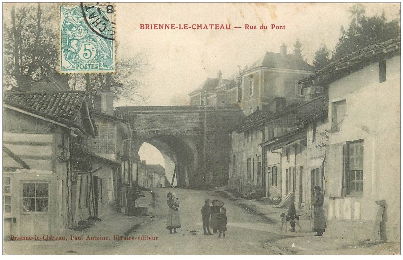 10 BRIENNE-LE-CHATEAU. Rue du Pont 1905