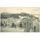carte postale ancienne PARIS 12. Octroi Porte de Conflans Tramway à vapeur et Péniches 1903. Porte de Charenton actuellement