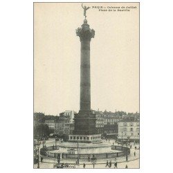 PARIS 12. Place de la Bastille et bouche du Métropolitain