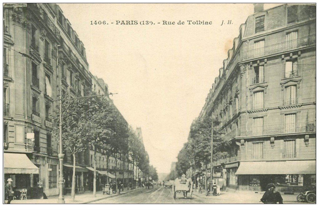 PARIS 13. Rue de Tolbiac 1923
