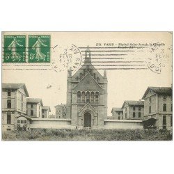carte postale ancienne PARIS 14. Hôpital Saint-Joseph. Chapelle 1913