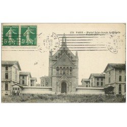 carte postale ancienne PARIS 14. Hôpital Saint-Joseph. Chapelle 1913