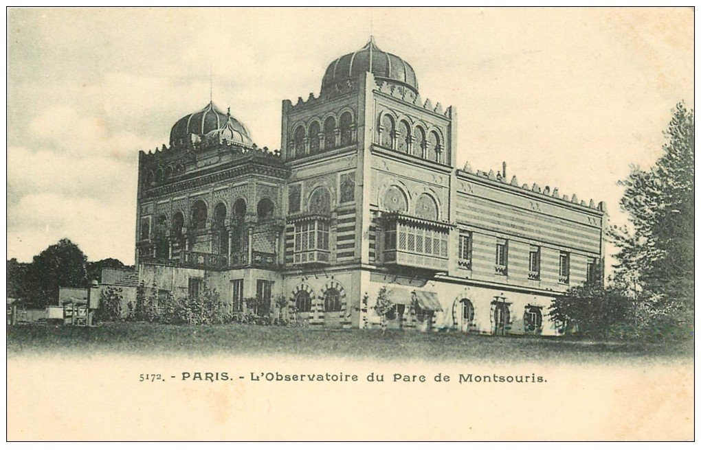 carte postale ancienne PARIS 14. Observatoire Parc Montsouris vers 1900