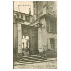 carte postale ancienne PARIS 14. Portail au 4 rue Cassini