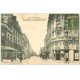 carte postale ancienne PARIS 15. Banque Crédit Lyonnais rue Lecourbe et boulevard Garibaldi 1917
