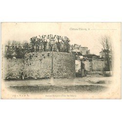 carte postale ancienne 02 CHATEAU-THIERRY. 1902 Tour des Soeurs ancien Rempart