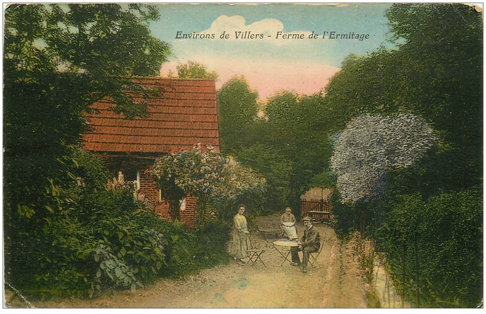10 FERME DE L'ERMITAGE environs de Villers 1924