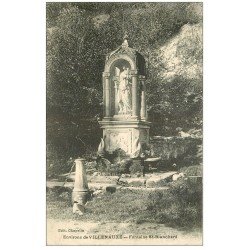 carte postale ancienne 10 FONTAINE SAINT-BLANCHARD près Villenauxe