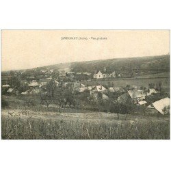 carte postale ancienne 10 JAVERNANT. Vue générale du Village 1918