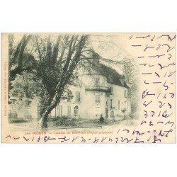 carte postale ancienne 10 LES RICEYS. Château de Ricey-Bas 1902. Ecriture spéciale...