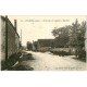 carte postale ancienne 10 LIGNIERES. Petite Rue de Lignières à Marolles. Femmes et chiens 1949