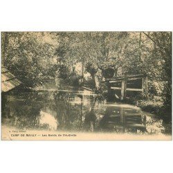 carte postale ancienne 10 MAILLY-LE-CAMP. Bords de l'Huitrelle 1913