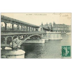 PARIS 15. Viaduc du Métropolitain 1909