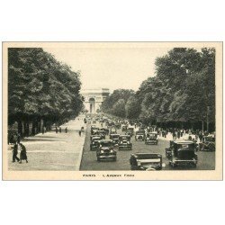 carte postale ancienne PARIS 16. Avenue Foch 1943