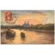 PARIS 16. Bateau Mouche Trocadéro 1907. Raphaël Tuck