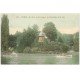 carte postale ancienne PARIS 16. Bois de Boulogne. Belvédére et Lac 1904