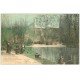 PARIS 16. Bois de Boulogne. Femme Pêcheuse. Plaisirs du Dimanche 1906