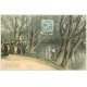 PARIS 16. Bois de Boulogne. Femme se reposant. Plaisirs du Dimanche 1906