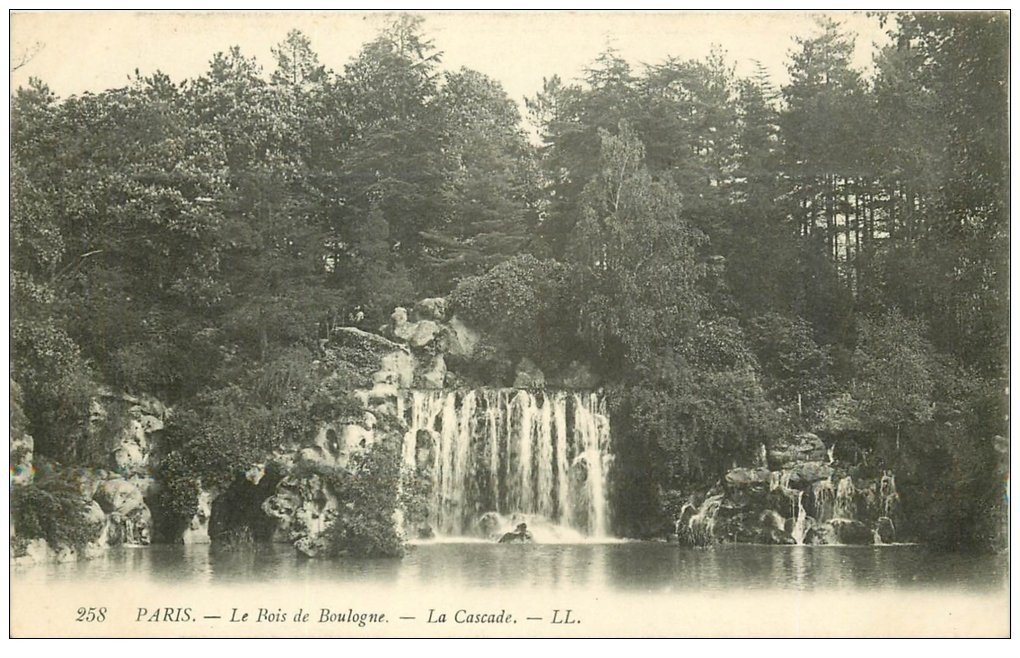 PARIS 16. Bois de Boulogne. La Cascade
