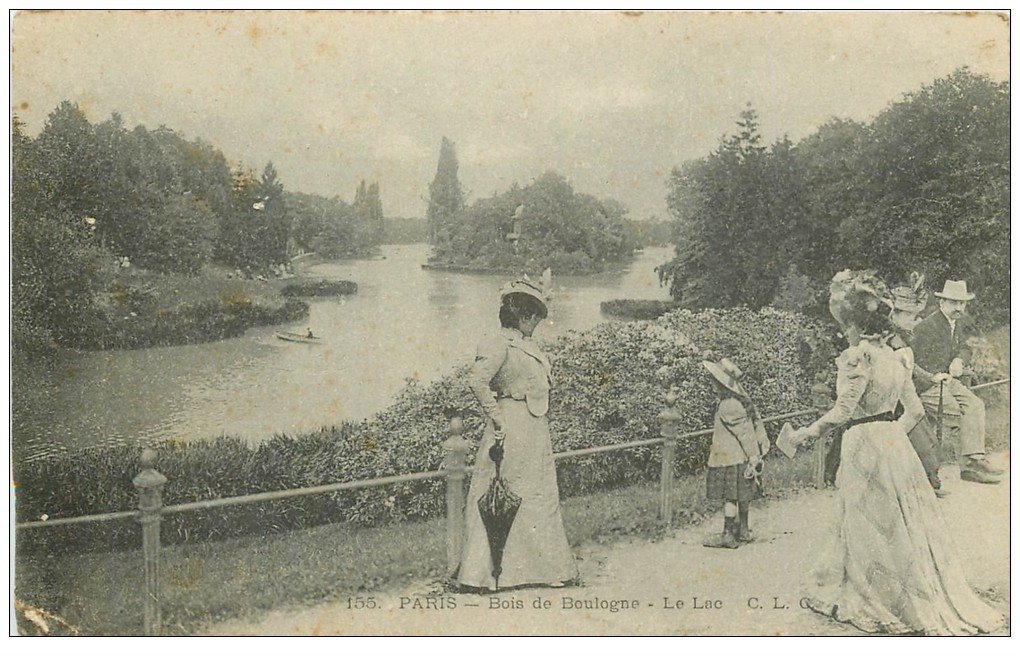 PARIS 16. Bois de Boulogne. Le Lac 1903