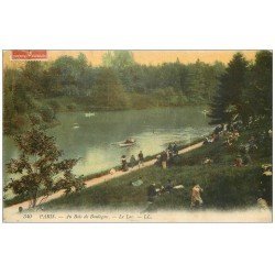 PARIS 16. Bois de Boulogne. Le Lac 1910